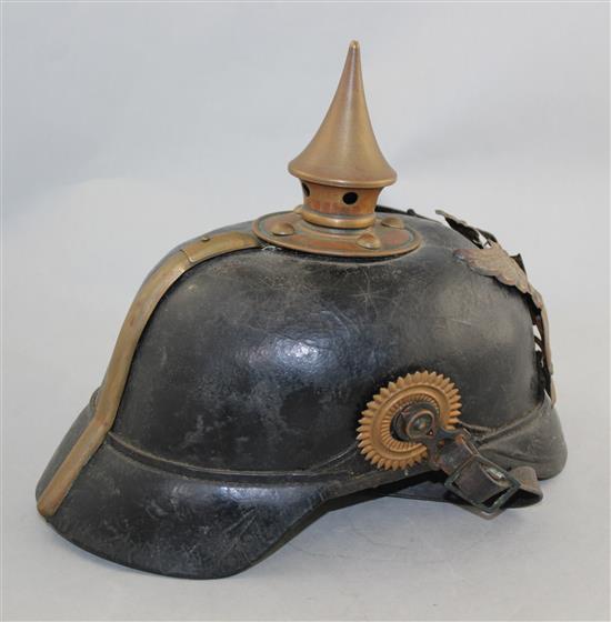 An Imperial German Baden Reserve pickelhaube,